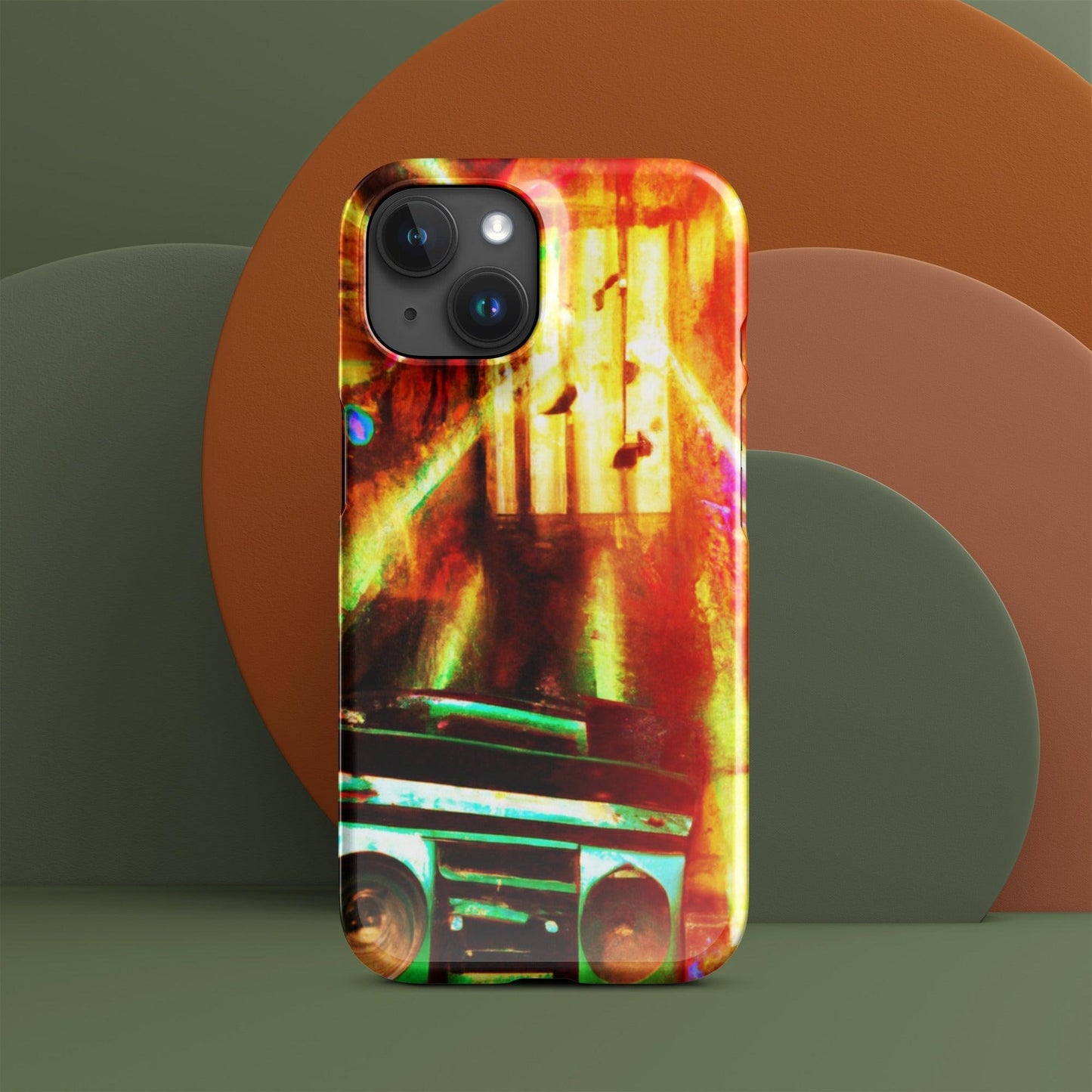 Prison BoomBox Light Burst Snap case for iPhone® - Lizard Vigilante