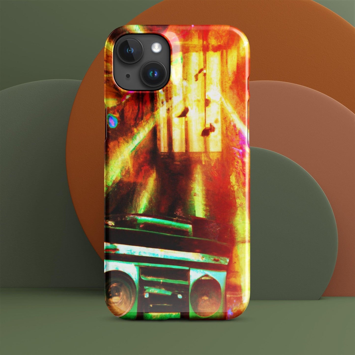 Prison BoomBox Light Burst Snap case for iPhone® - Lizard Vigilante