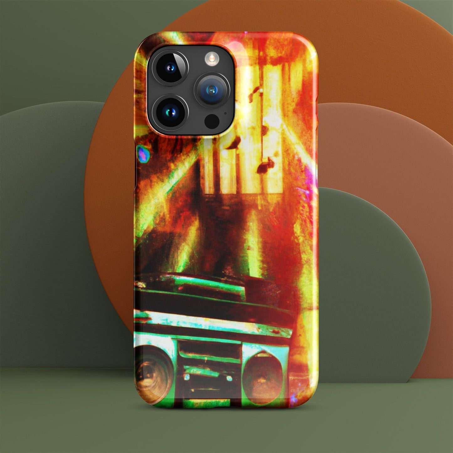 Prison BoomBox Light Burst Snap case for iPhone® - Lizard Vigilante