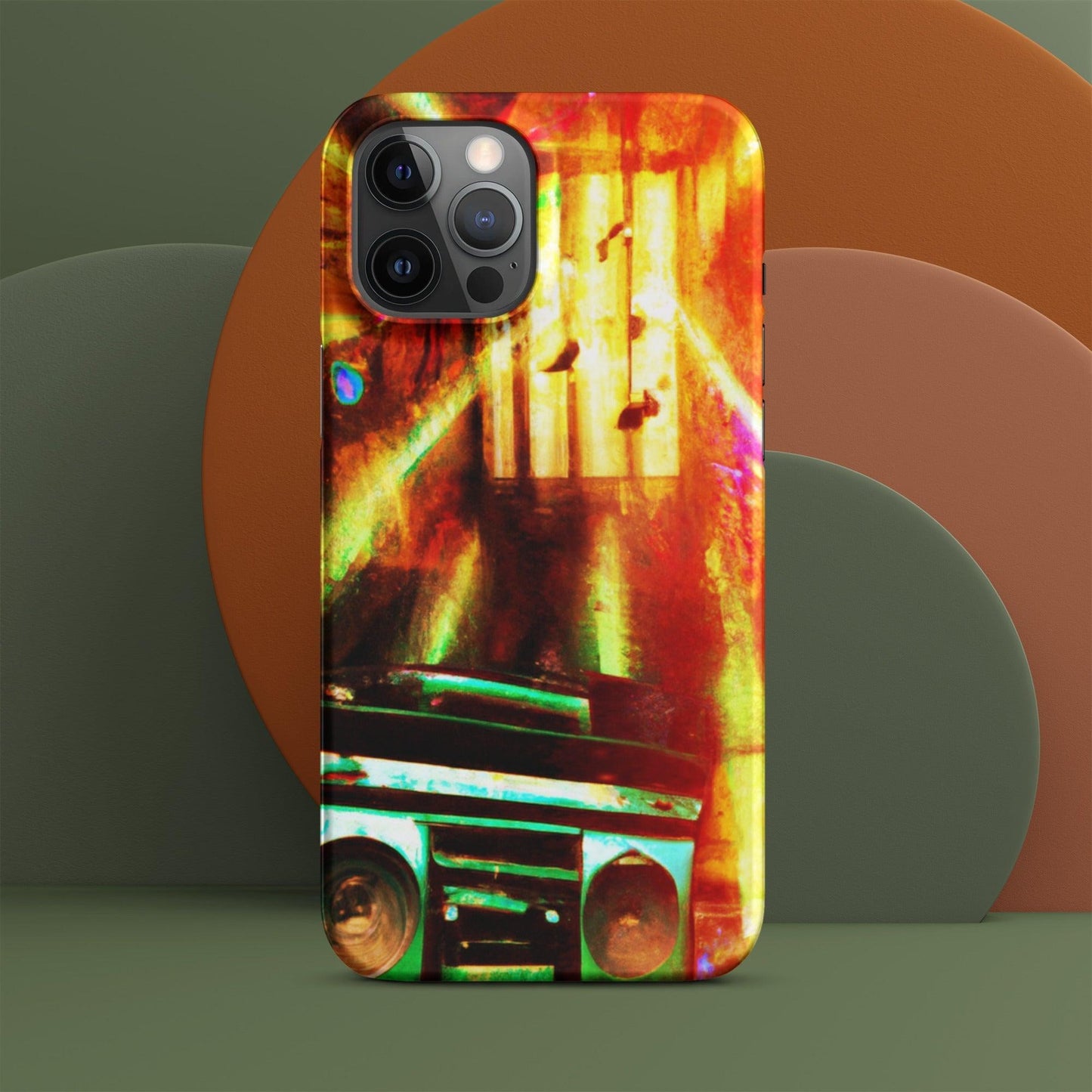 Prison BoomBox Light Burst Snap case for iPhone® - Lizard Vigilante