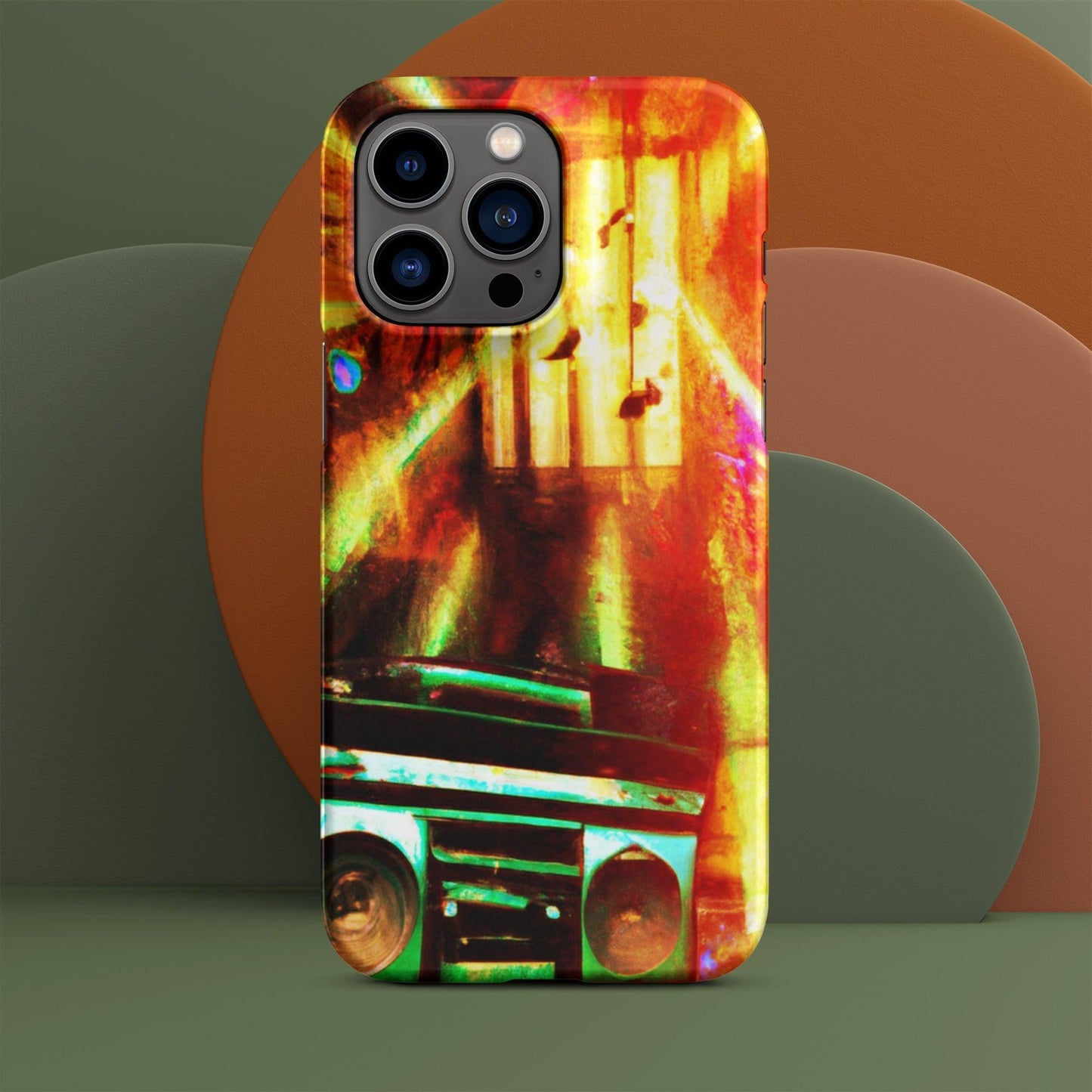 Prison BoomBox Light Burst Snap case for iPhone® - Lizard Vigilante