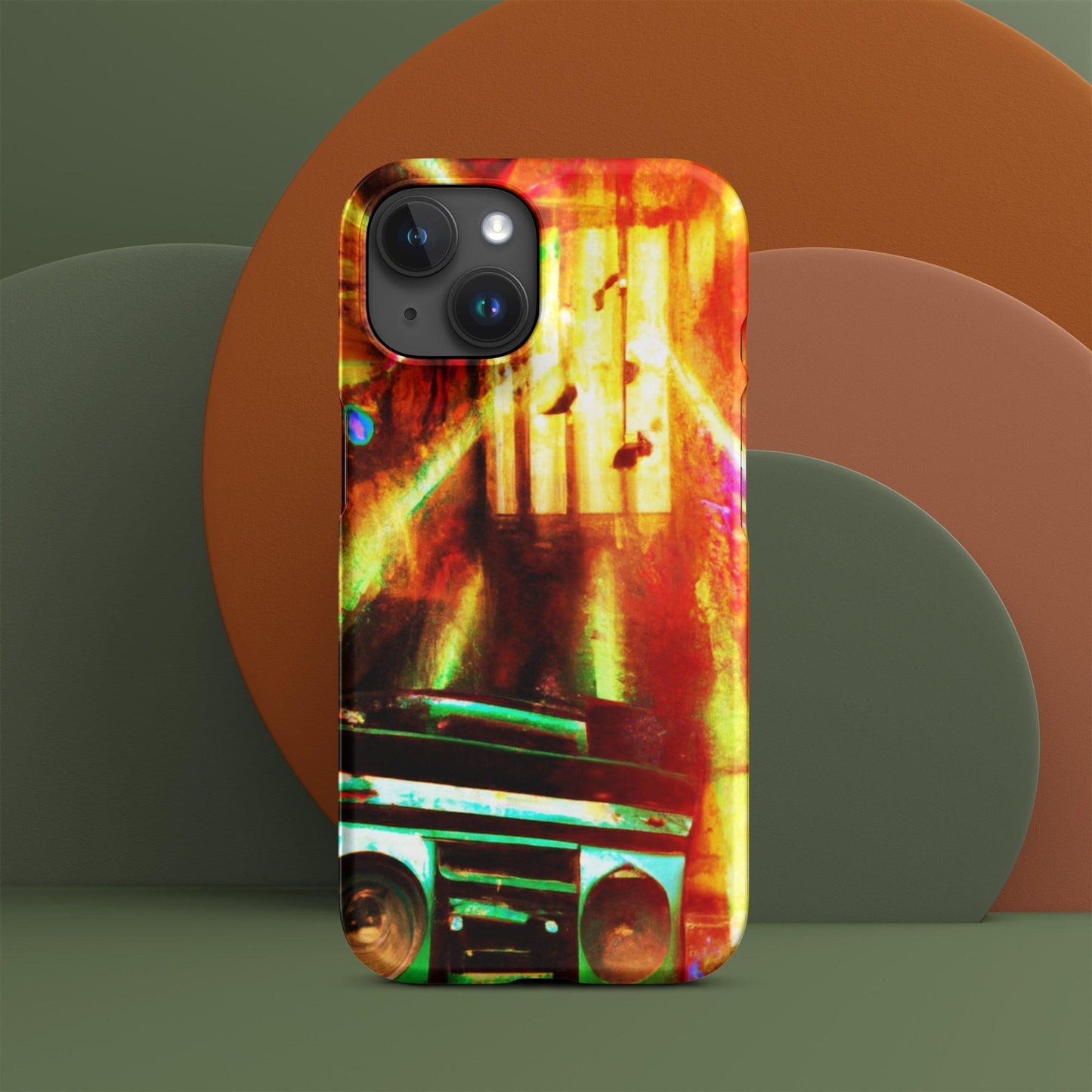 Prison BoomBox Light Burst Snap case for iPhone® - Lizard Vigilante