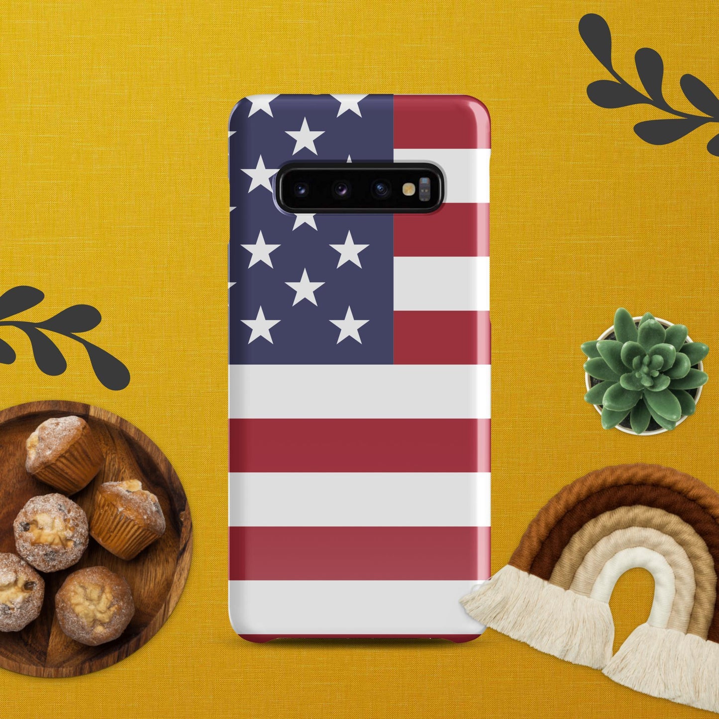 Showcase Your Patriotism with the American Flag Snap Case for Samsung® - Lizard Vigilante