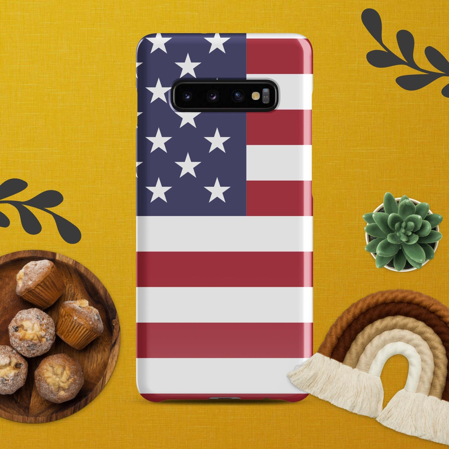 Showcase Your Patriotism with the American Flag Snap Case for Samsung® - Lizard Vigilante