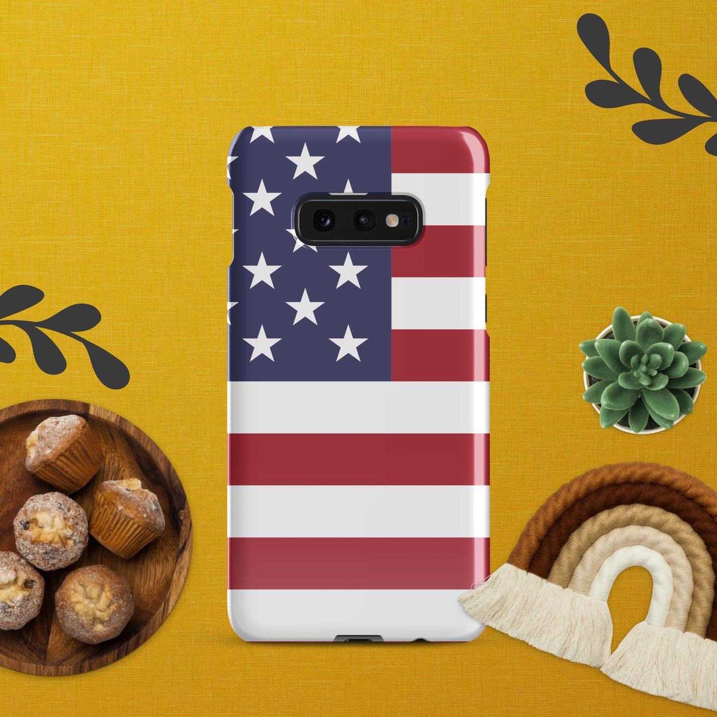 Showcase Your Patriotism with the American Flag Snap Case for Samsung® - Lizard Vigilante