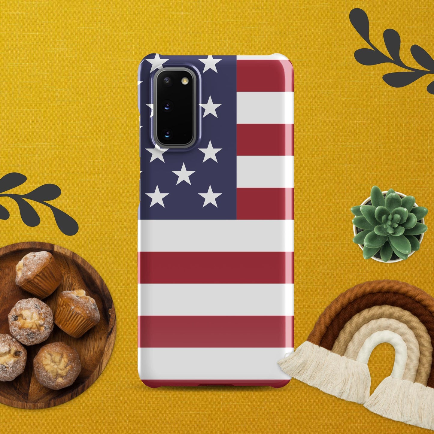 Showcase Your Patriotism with the American Flag Snap Case for Samsung® - Lizard Vigilante