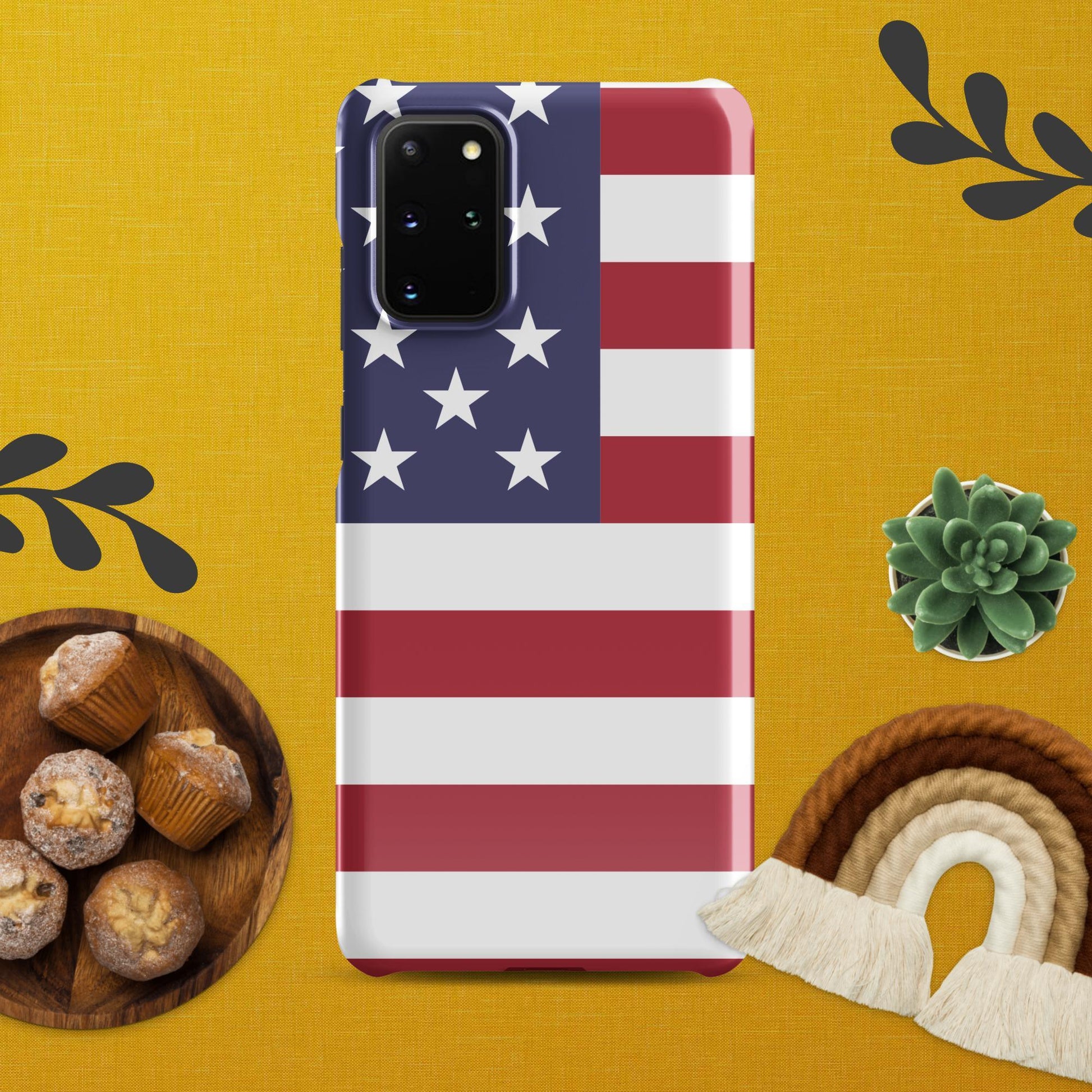 Showcase Your Patriotism with the American Flag Snap Case for Samsung® - Lizard Vigilante