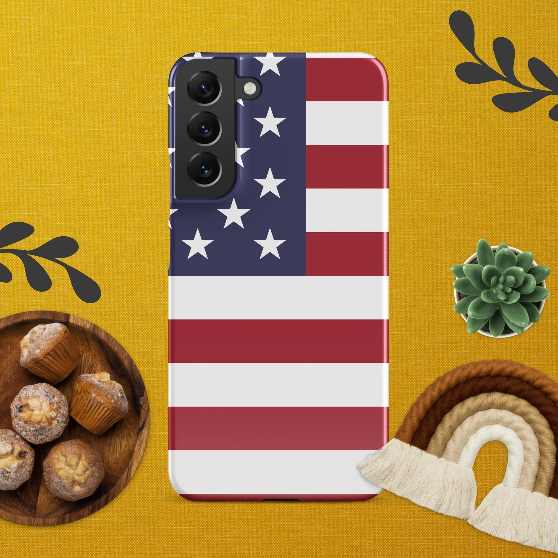 Showcase Your Patriotism with the American Flag Snap Case for Samsung® - Lizard Vigilante