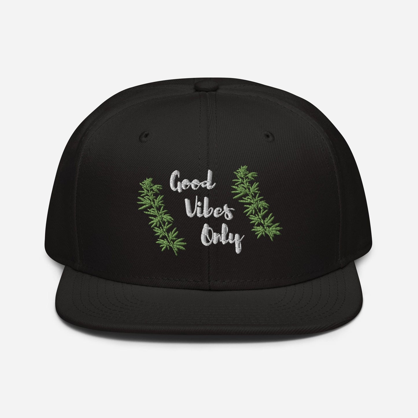Good Vibes Only Cannabis Snapback Hat