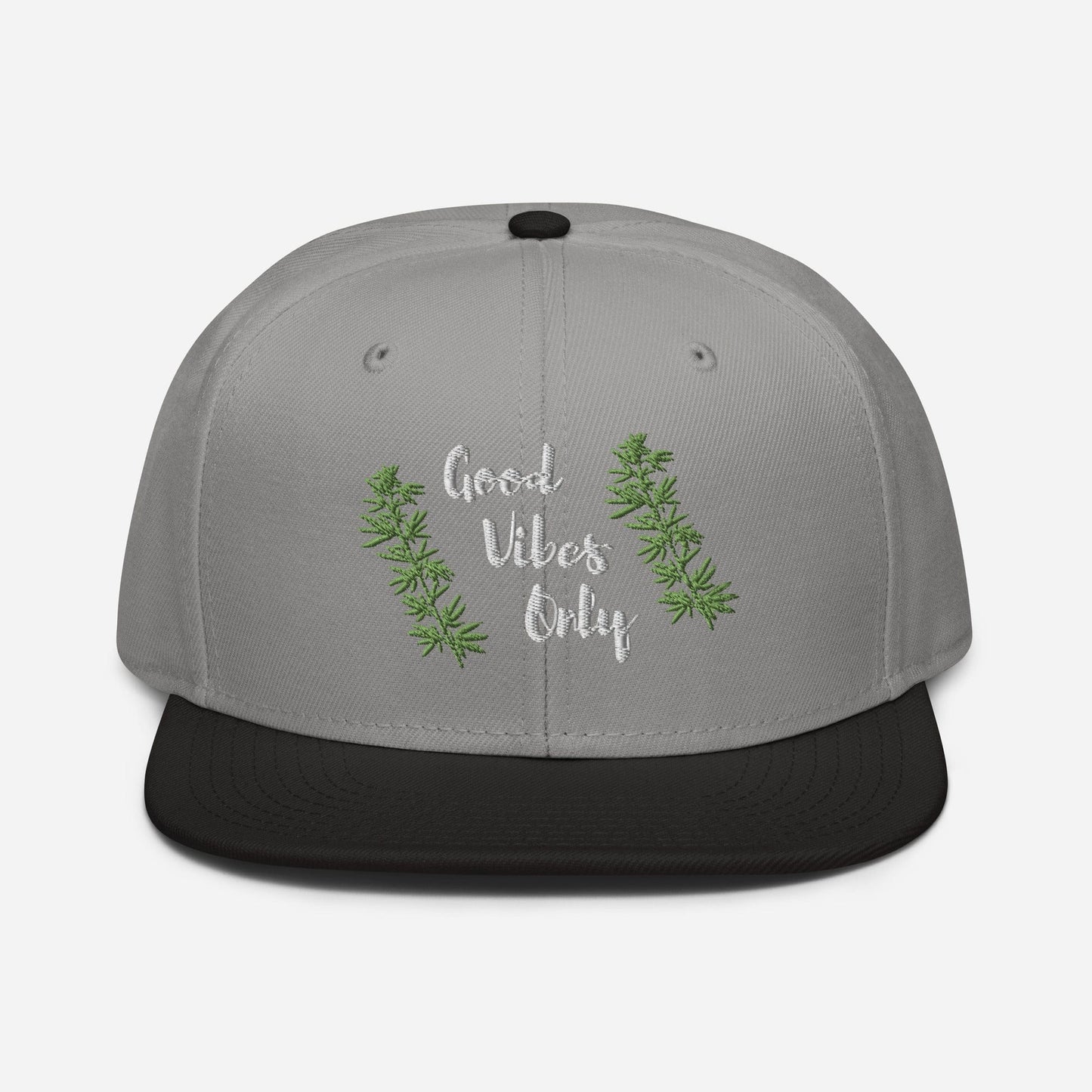 Good Vibes Only Cannabis Snapback Hat