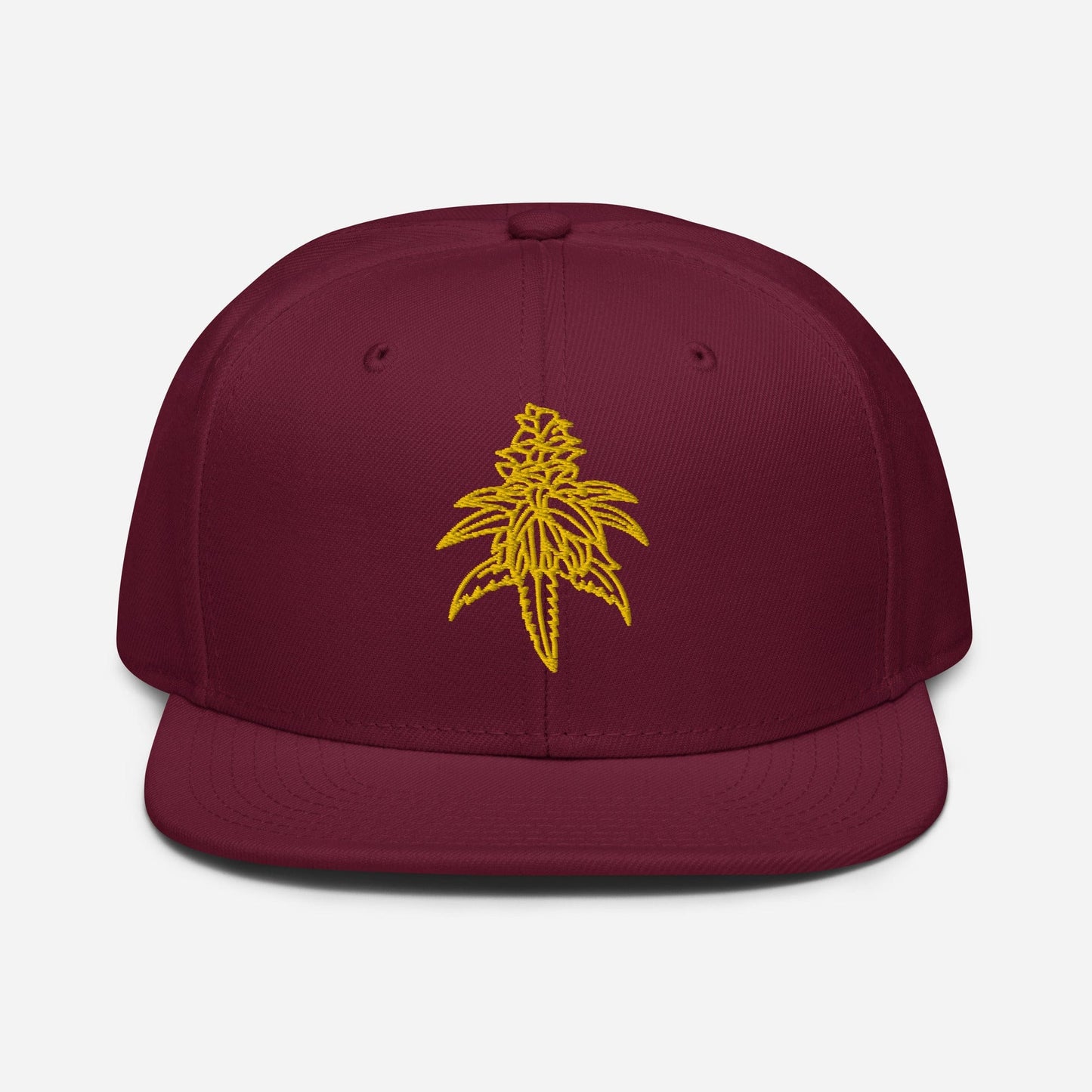 Golden Goat Cannabis Snapback Hat