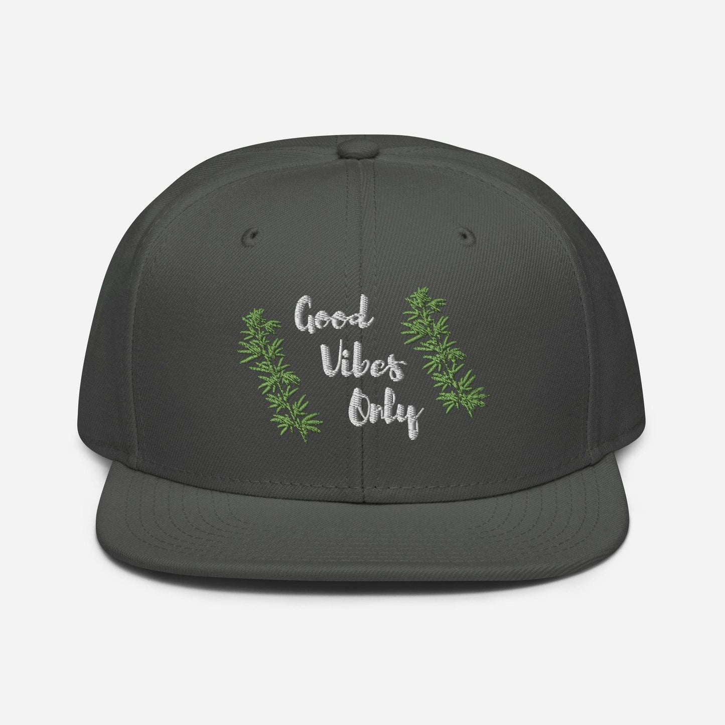Good Vibes Only Cannabis Snapback Hat