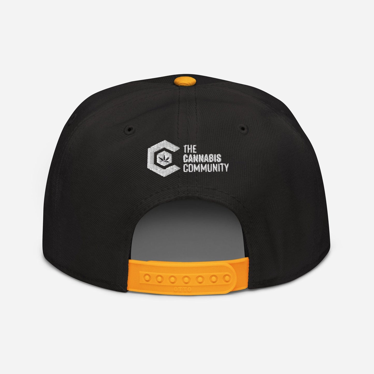 Golden Goat Cannabis Snapback Hat