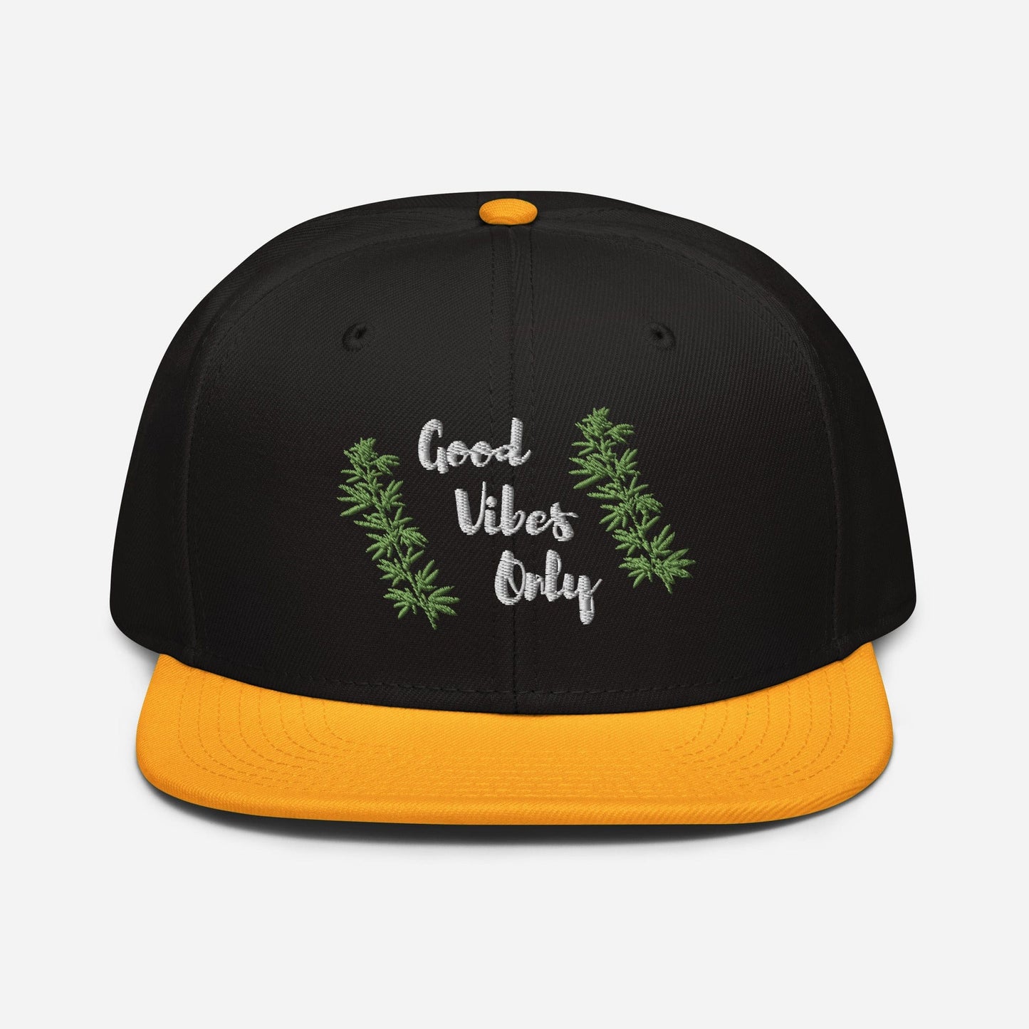 Good Vibes Only Cannabis Snapback Hat