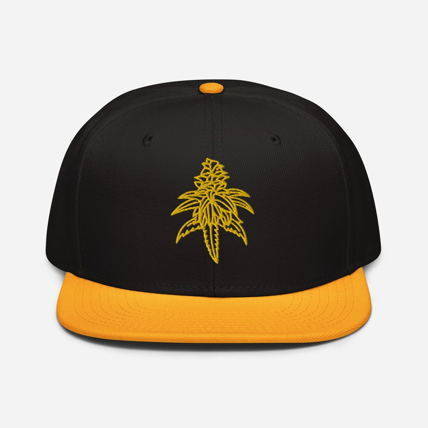 Golden Goat Cannabis Snapback Hat