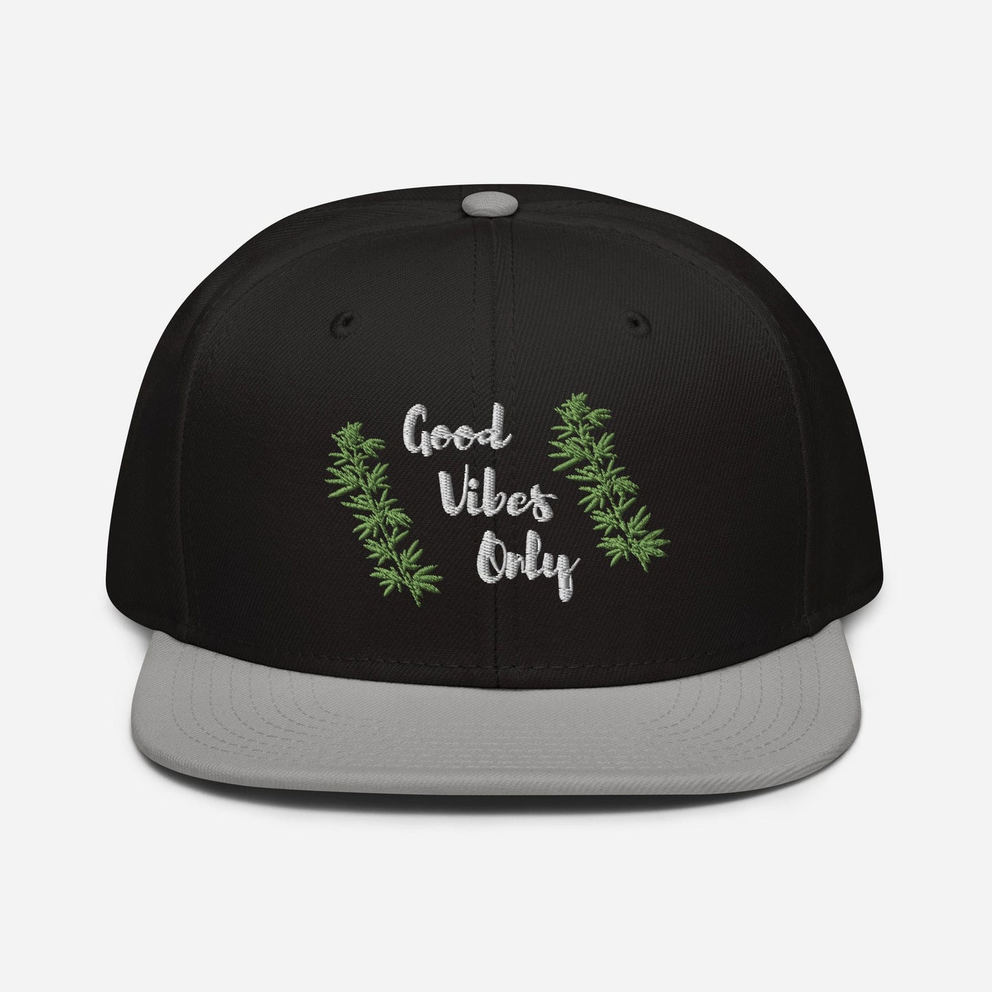 Good Vibes Only Cannabis Snapback Hat