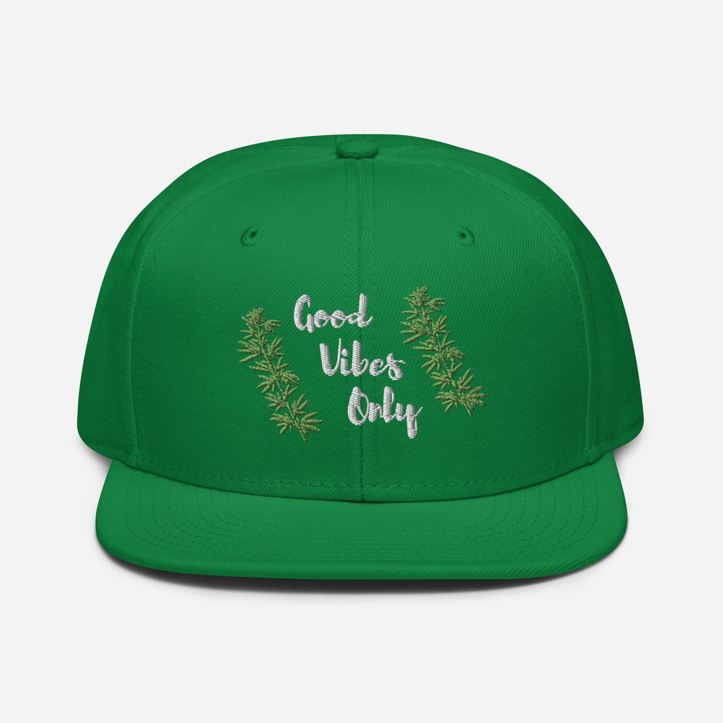 Good Vibes Only Cannabis Snapback Hat