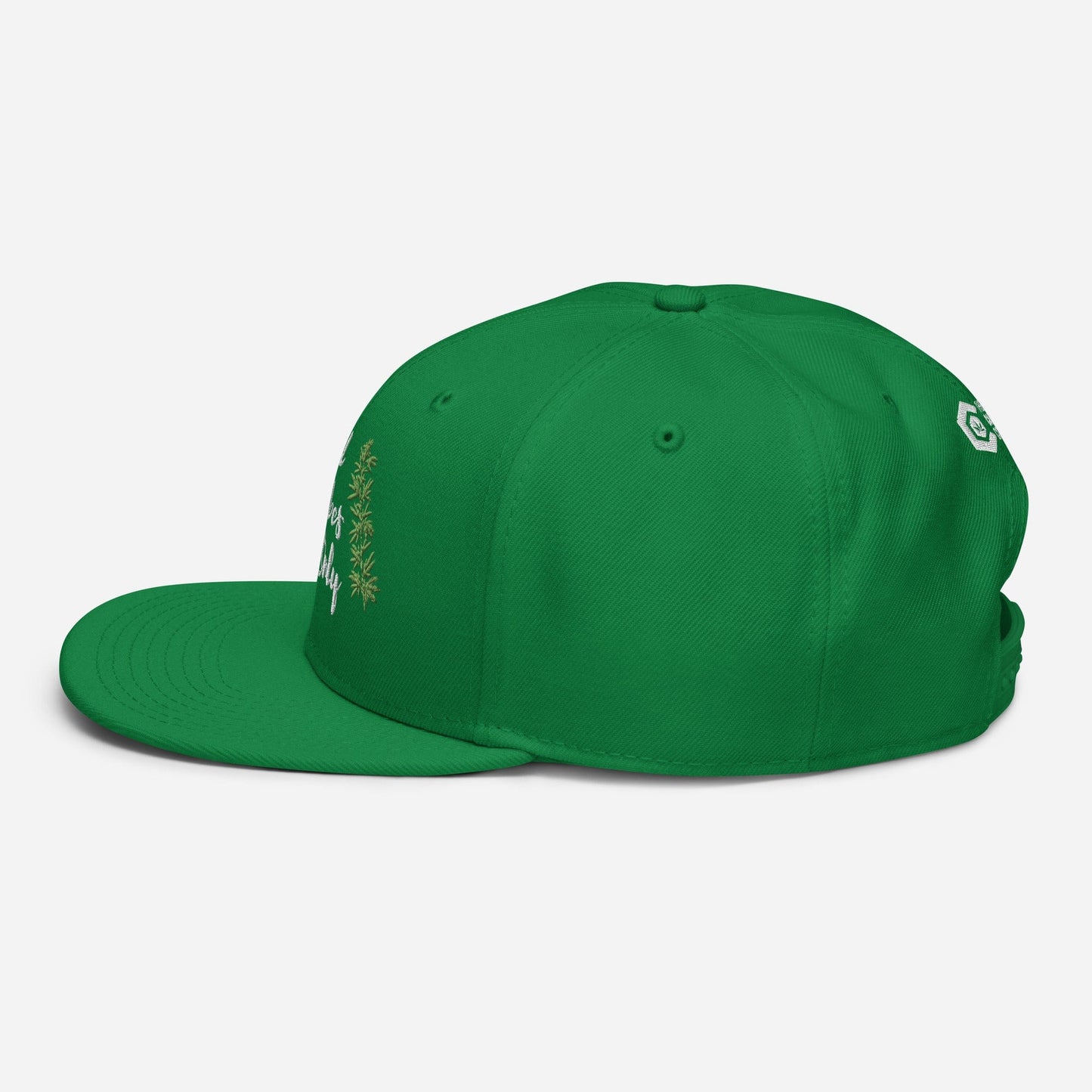 Good Vibes Only Cannabis Snapback Hat