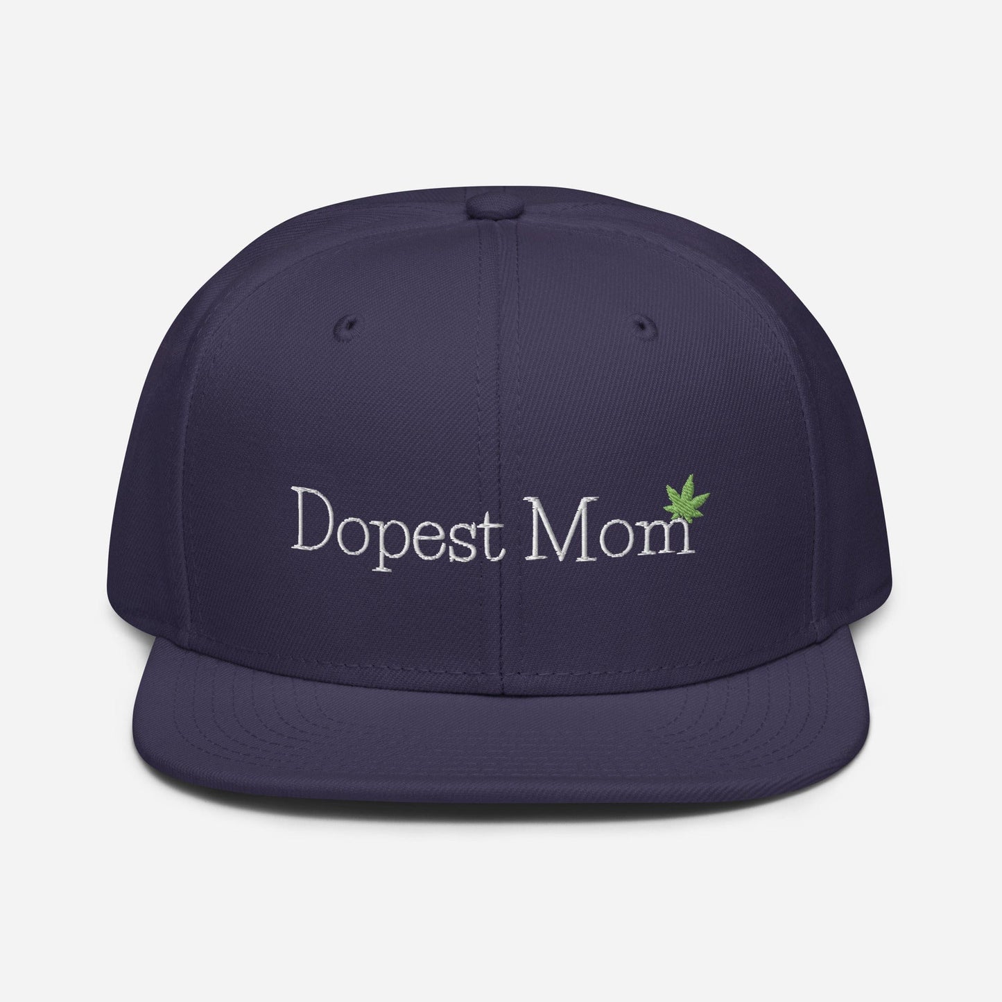 Dopest Mom Cannabis Snapback Hat