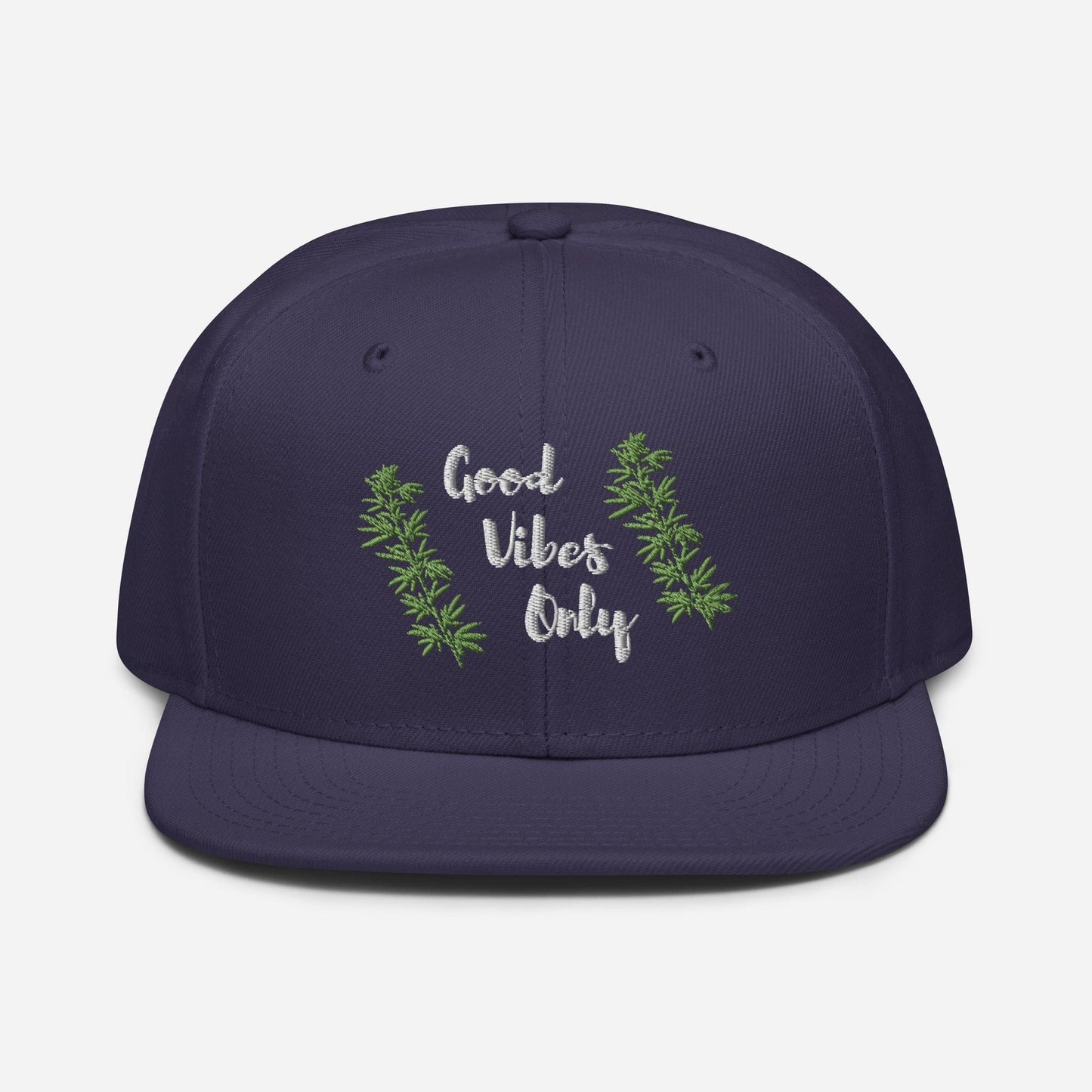 Good Vibes Only Cannabis Snapback Hat