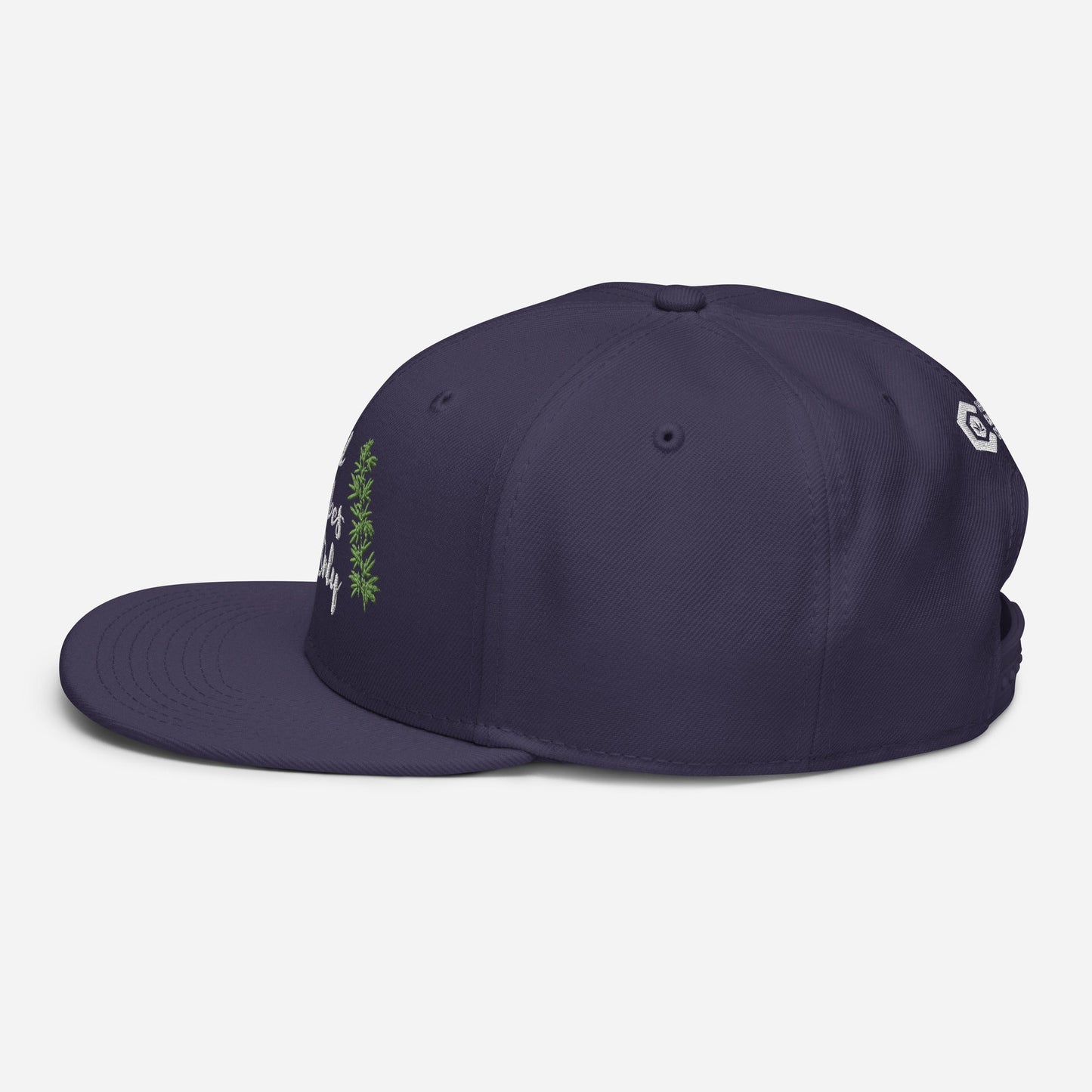 Good Vibes Only Cannabis Snapback Hat