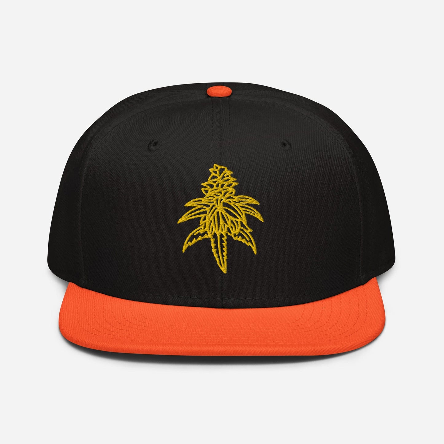 Golden Goat Cannabis Snapback Hat