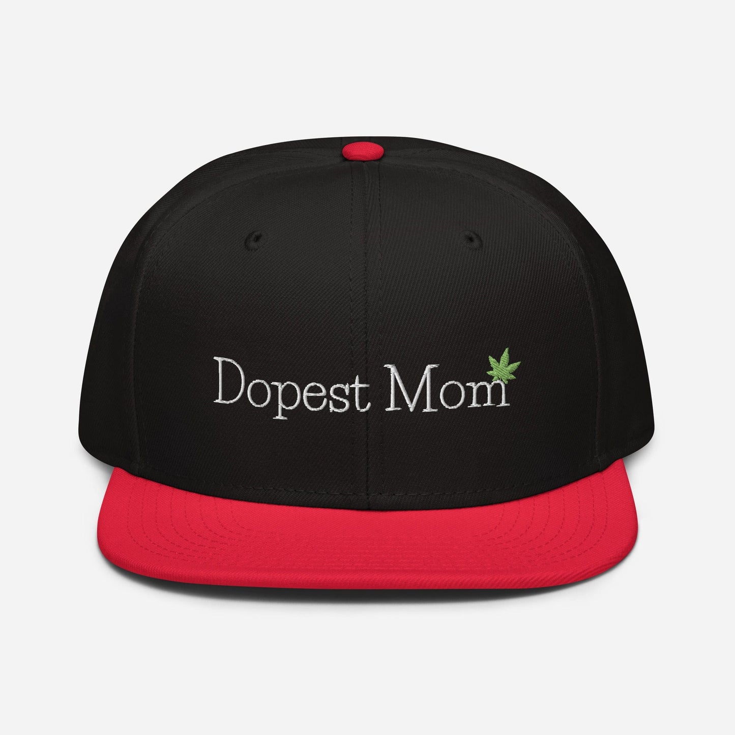 Dopest Mom Cannabis Snapback Hat