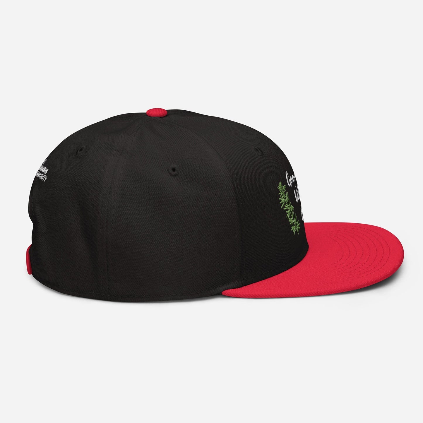 Good Vibes Only Cannabis Snapback Hat