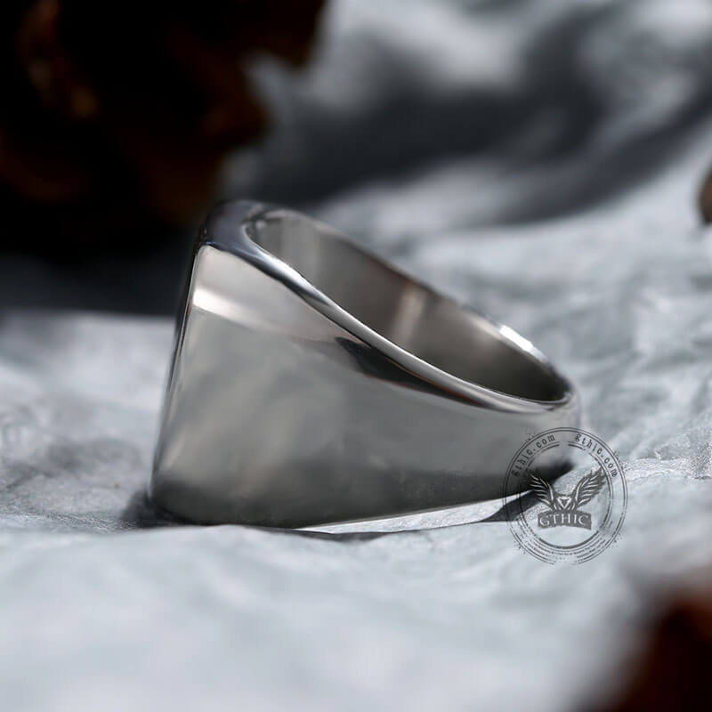 Solomon Kabbalah Stainless Steel Ring