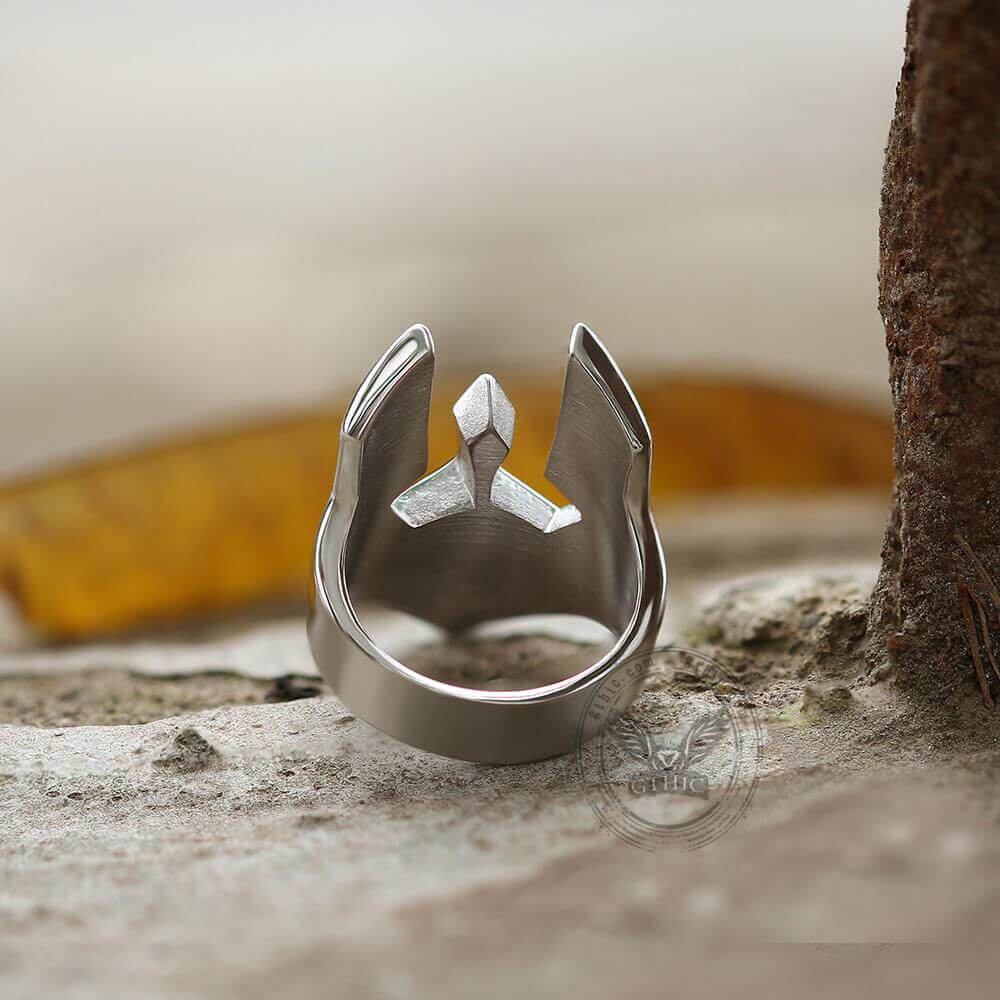 Spartan Helmet Stainless Steel Ring