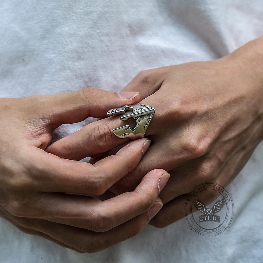 Spartan Helmet Stainless Steel Ring