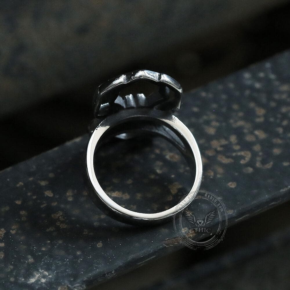 Spider Stainless Steel Biker Ring