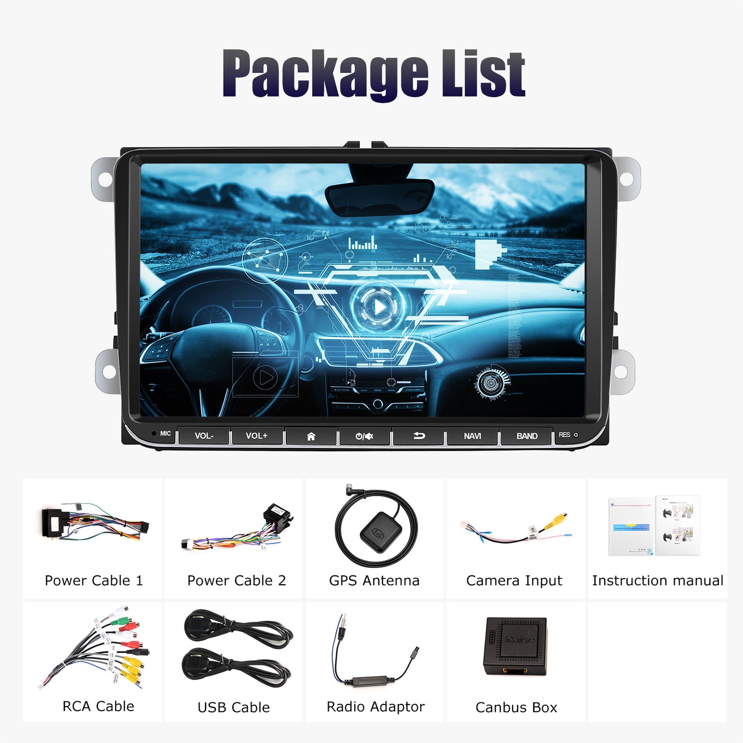 Road Riot 9-Inch Android Car Stereo – Wireless CarPlay Rock-Nav System