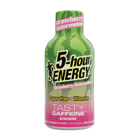 24 Pack 5-hour ENERGY Extra Strength Shots, Strawberry Watermelon Flavor Flavor, 1.93 Fl Oz