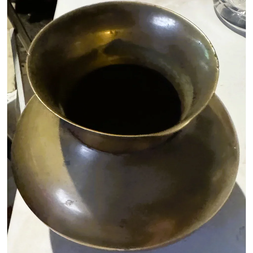 Stunning Mid-Century Brass Vase from India Wows Collectors