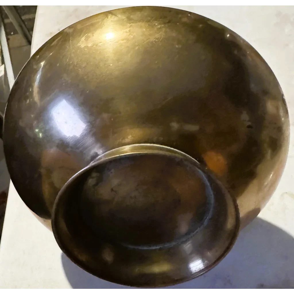 Stunning Mid-Century Brass Vase from India Wows Collectors