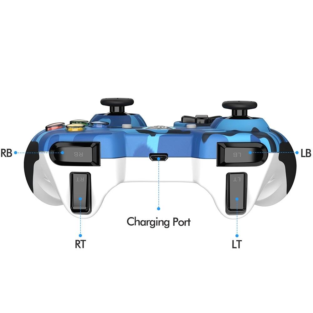 Sustainable Black And Red Wireless Joystick PC Controller Gamepad Simple Cool Joystick Compatible With TV Box Tablet