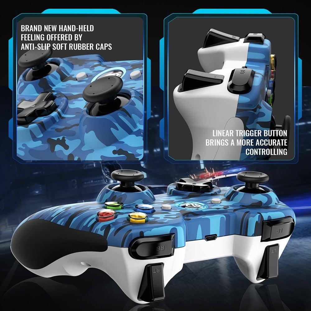 Sustainable Black And Red Wireless Joystick PC Controller Gamepad Simple Cool Joystick Compatible With TV Box Tablet