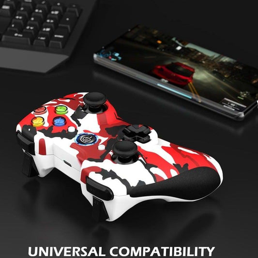 Sustainable Black And Red Wireless Joystick PC Controller Gamepad Simple Cool Joystick Compatible With TV Box Tablet