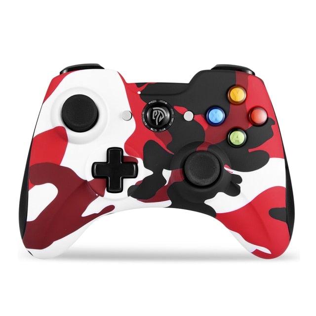 Sustainable Black And Red Wireless Joystick PC Controller Gamepad Simple Cool Joystick Compatible With TV Box Tablet