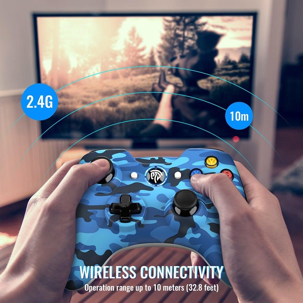 Sustainable Black And Red Wireless Joystick PC Controller Gamepad Simple Cool Joystick Compatible With TV Box Tablet