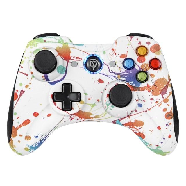 Sustainable Black And Red Wireless Joystick PC Controller Gamepad Simple Cool Joystick Compatible With TV Box Tablet