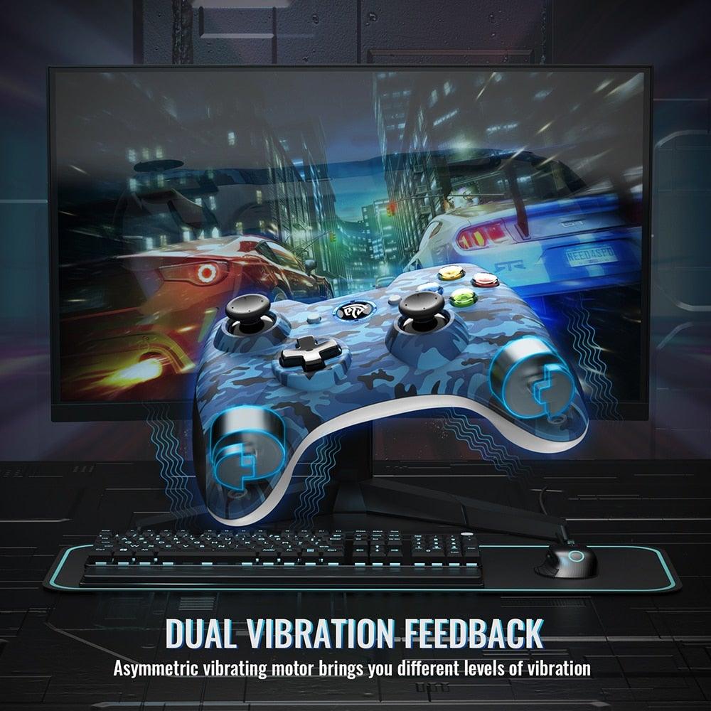 Sustainable Black And Red Wireless Joystick PC Controller Gamepad Simple Cool Joystick Compatible With TV Box Tablet