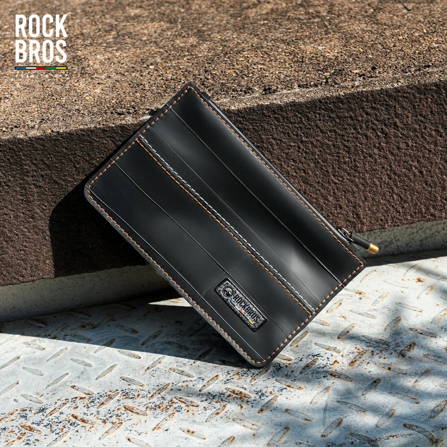 Sustainable Eco-Friendly Recycled Tire Bike Wallet 0.7L ROAD TO SKY