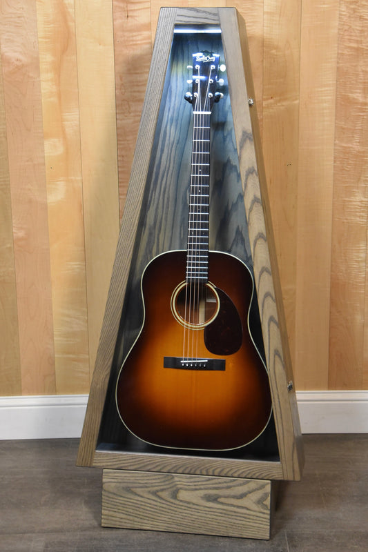 ClimaStand Triangle Humidor with Base - Northern White Ash with Antique Slate