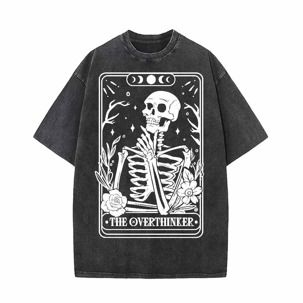 The Overthinker Tarot Card Vintage Washed T-shirt