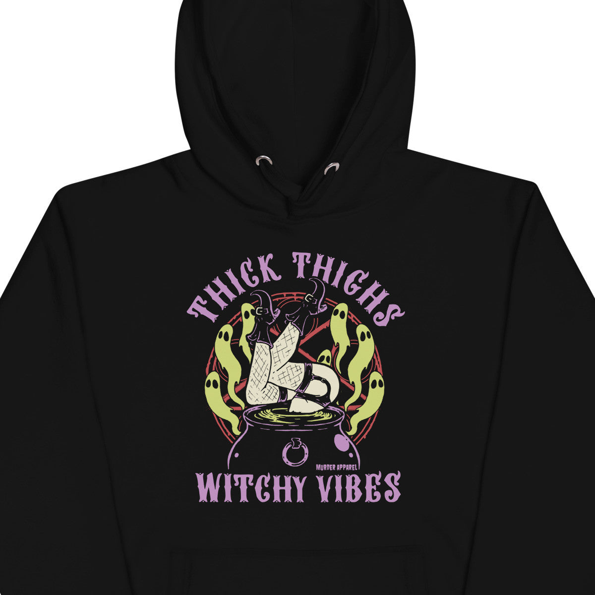 Thick Thighs Witchy Vibes Hoodie