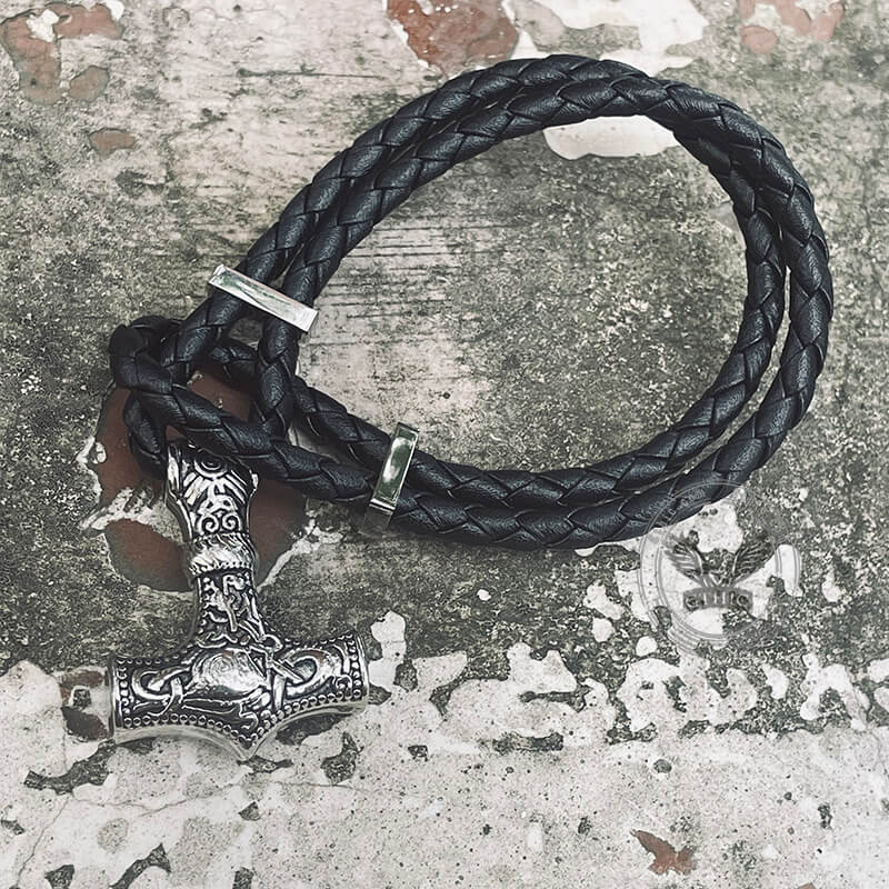 Thor's Hammer Viking Stainless Steel Bracelet