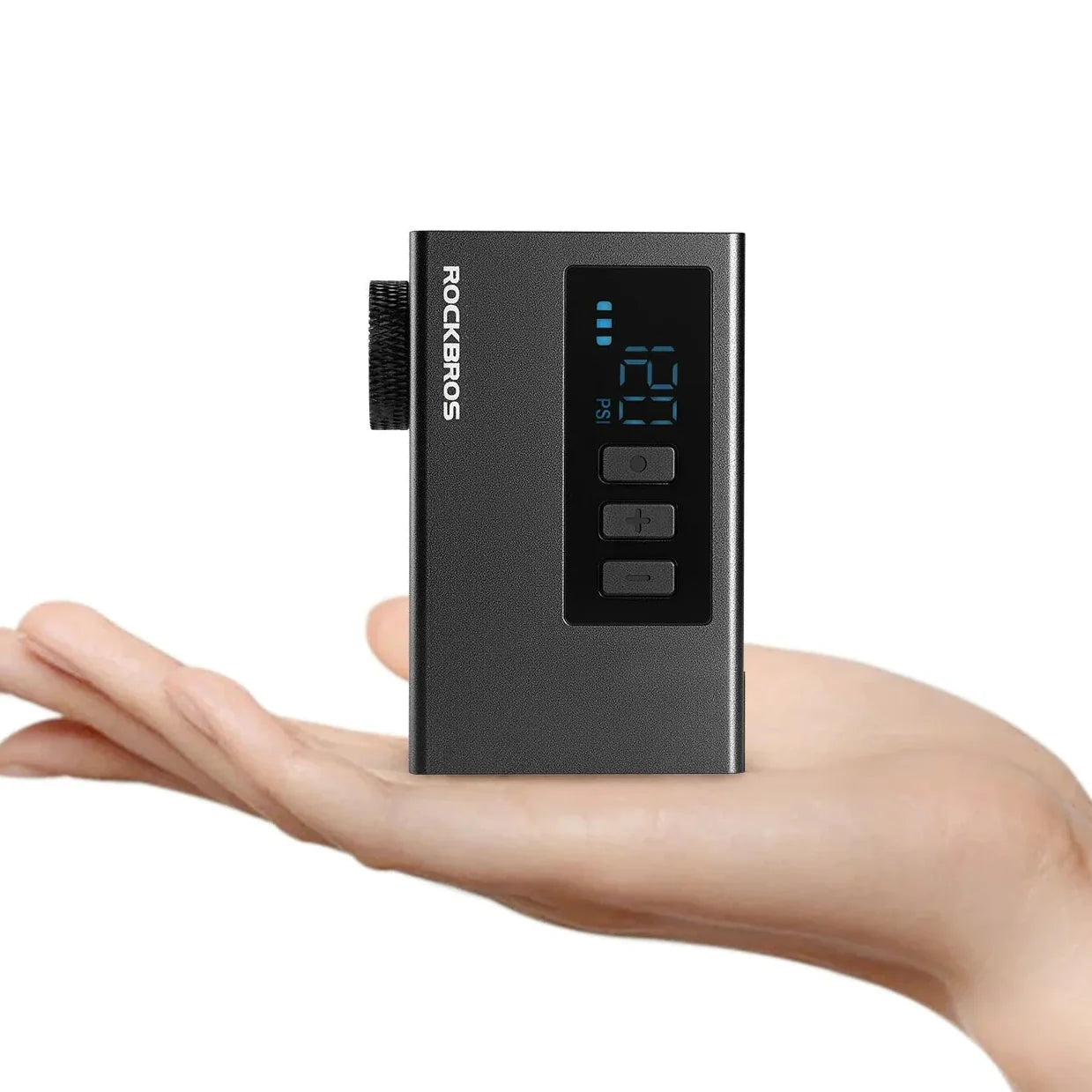 AS240 PRO Mini Electric Bike Pump with Gauge Max 120PSI