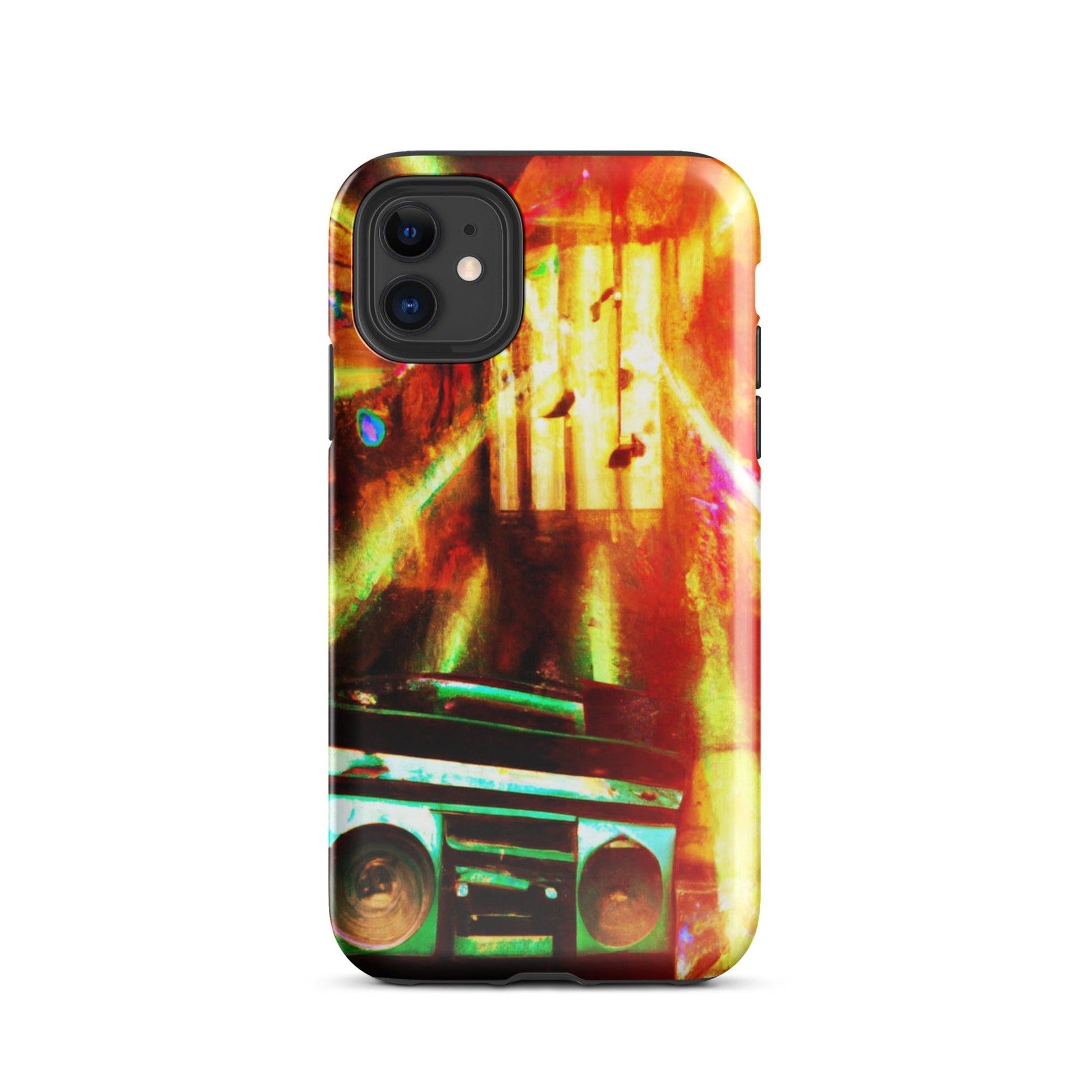 Prison BoomBox Light Burst Tough Case for iPhone® - Lizard Vigilante